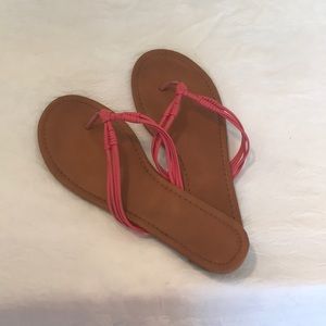 Woman’s flip flops